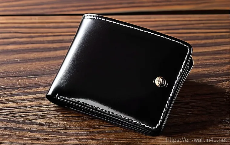 몽블랑 마이스터스튁 지갑 리뷰 - **Prompt 1: The Luster and Feel of Premium Leather**
    A close-up, high-definition studio shot of ...